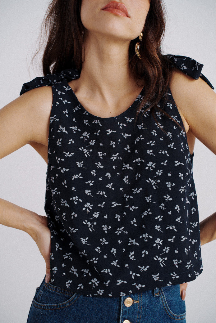 Top Tomette Pento Navy