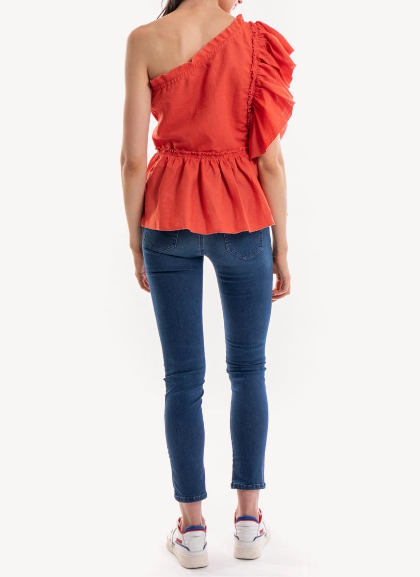 Iro - Tee-Shirt - Rouge - Femme