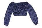 Crop Top Joana - Soie Peacock