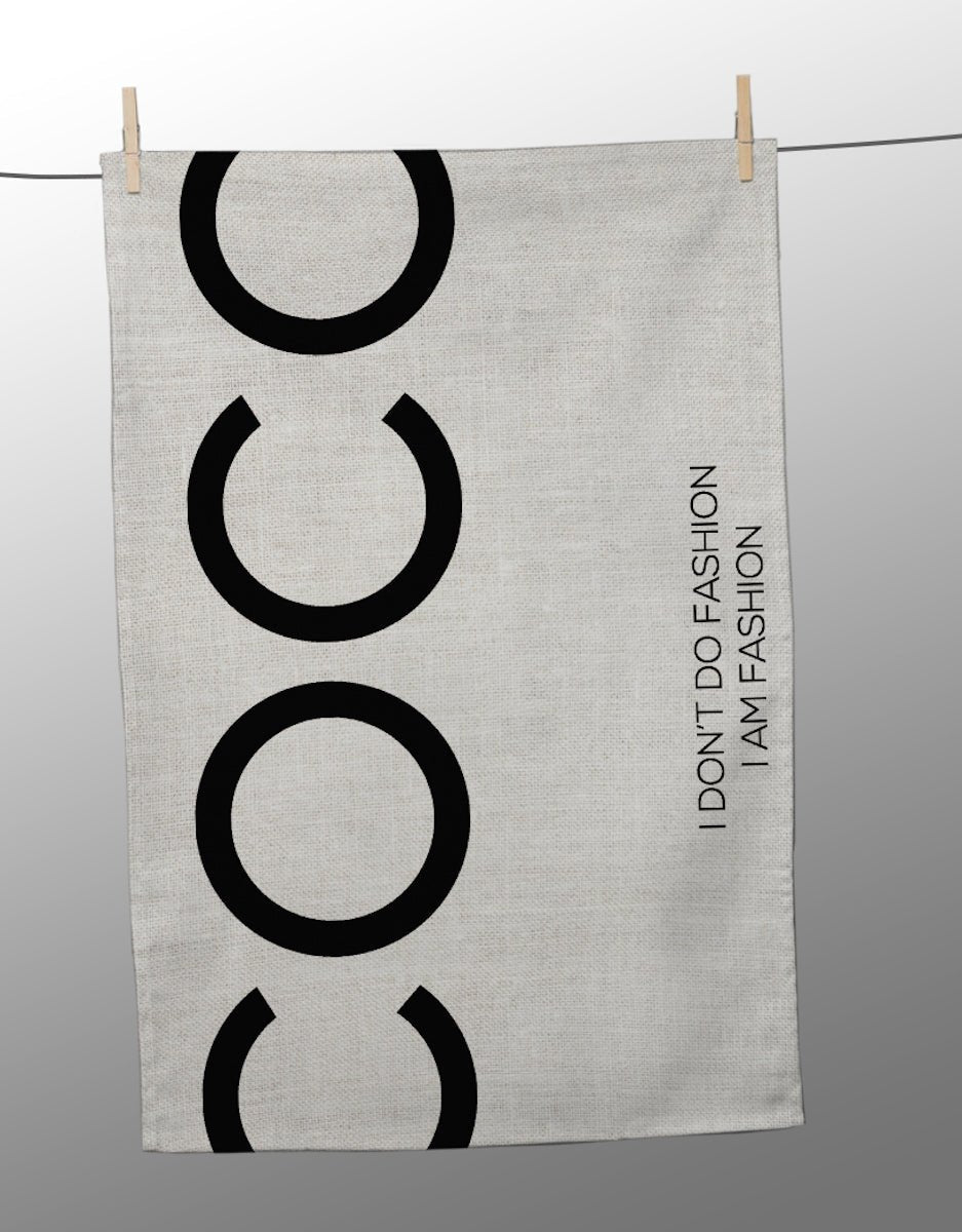 Torchon "Coco Chanel"