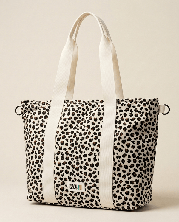 Tote Bag Cream Leopard