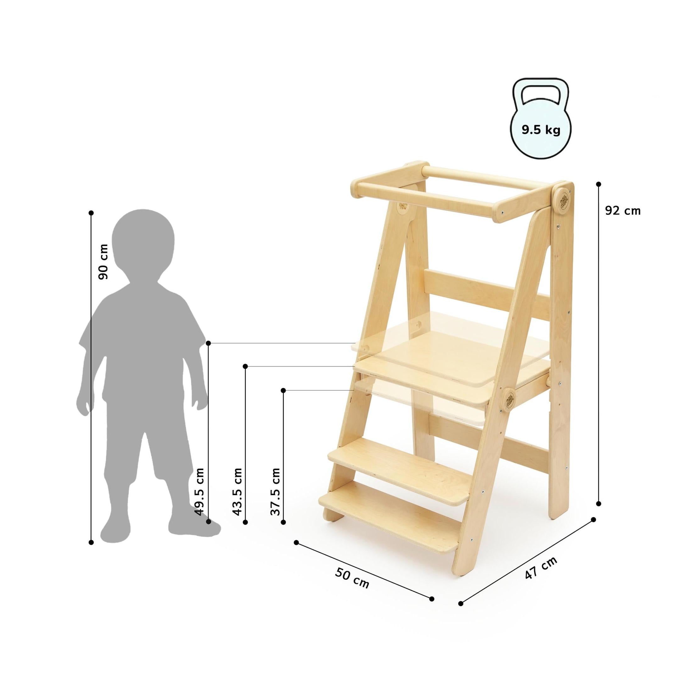 Foldable Observation Tower – Space Saving