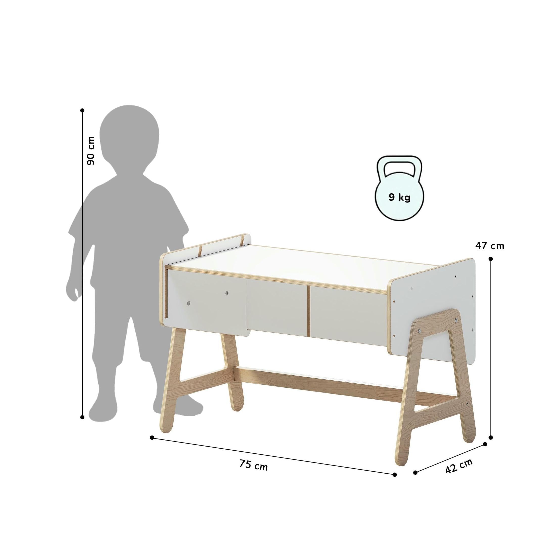 2-In-1 Toy Shelf & Table – Lilu