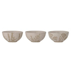Primrose - Lote de 4 Cuencos - Natural - Gres