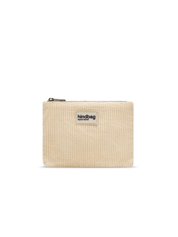 Clutch Lou – Samt Creme
