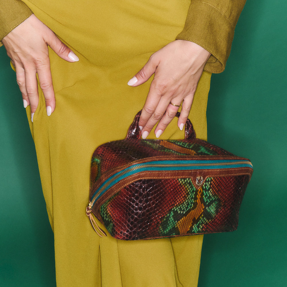 Charlotte Oasis Python Pencil Case
