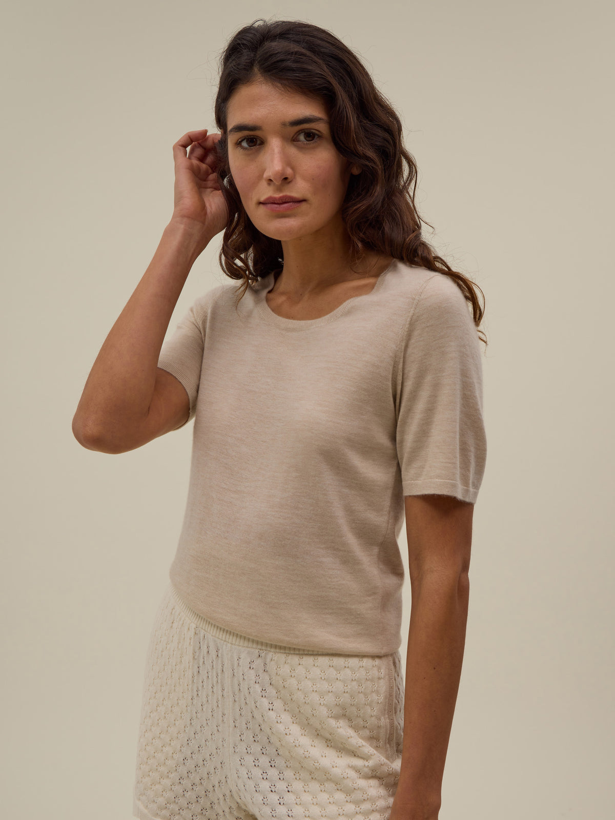 Jersey Bari - Beige - Mujer
