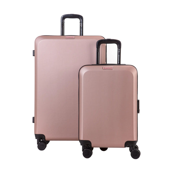 Set Van 2 Koffers Travel World Aca - Roségoud