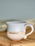 Claire - Lot de 4 Tasses - Gris - Grès