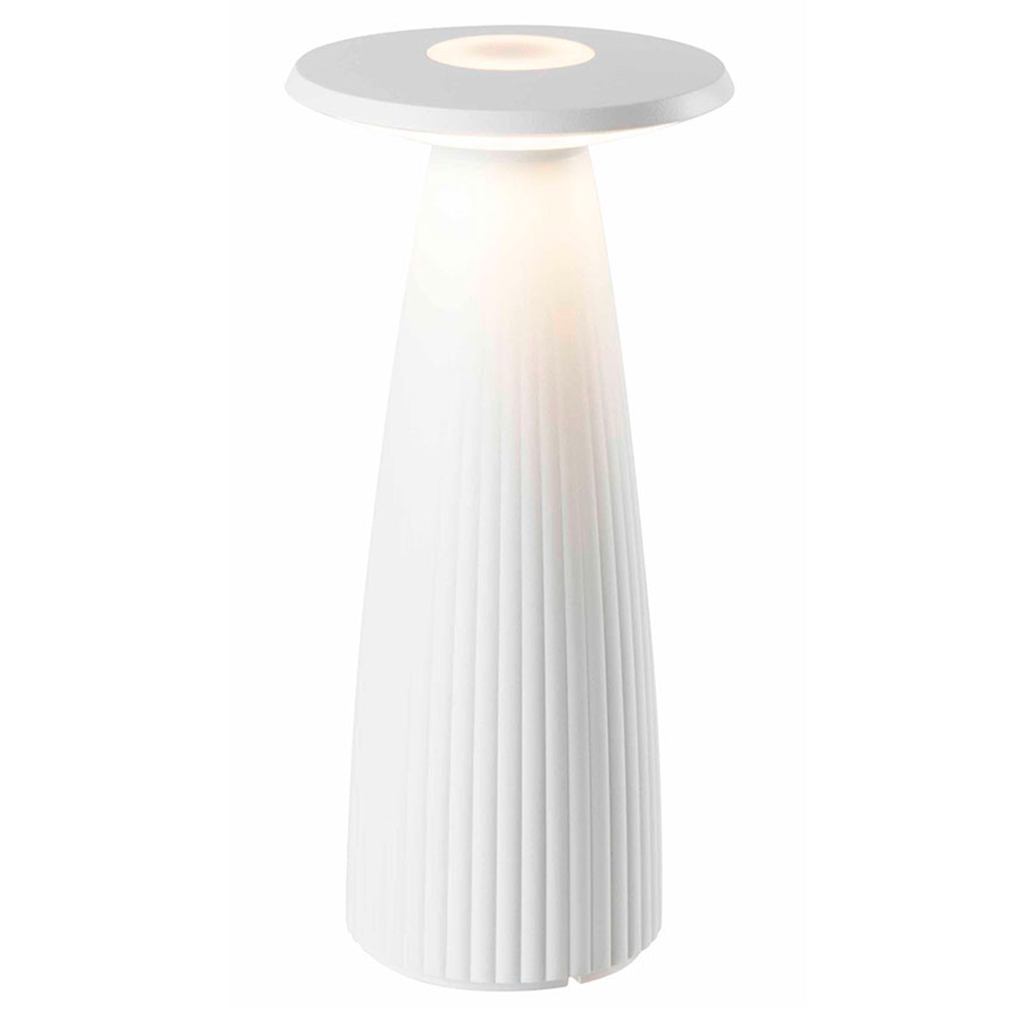 Flora Mini - Lámpara de mesa inalámbrica - Aluminio - Blanco