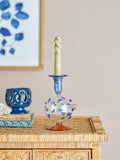 Phila - Candleholder - Blue - Glass