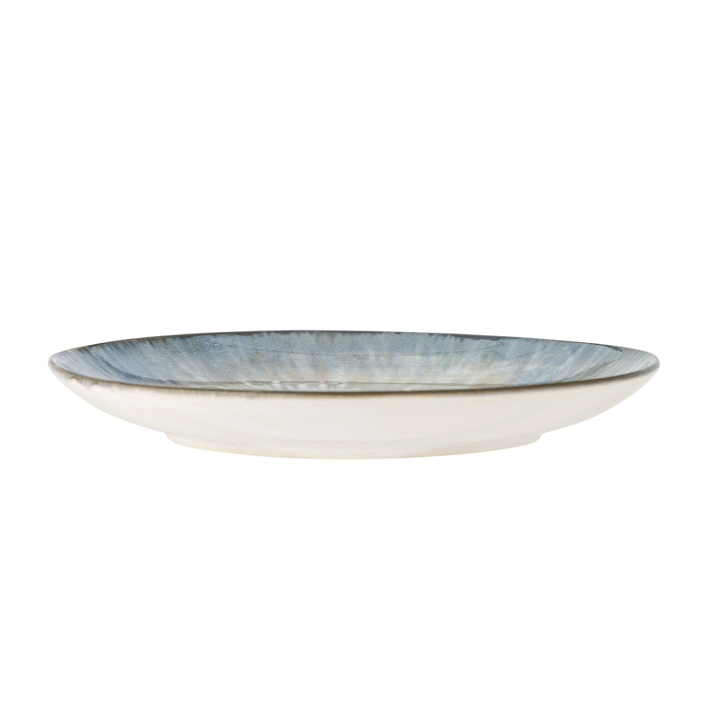 Calen - Lot de 6 Assiettes - Bleu - Grès