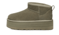 UGG - Classic Ultra Mini Platform Moss Green - Vert