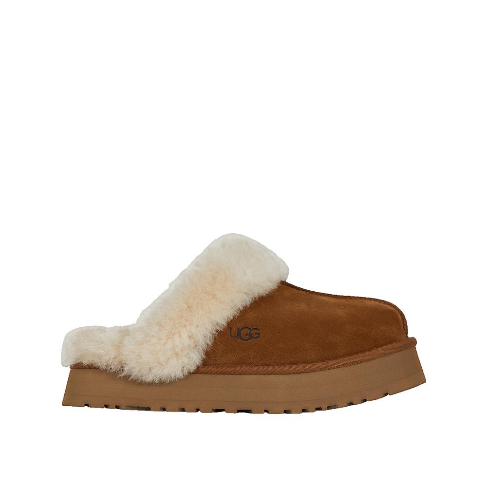 Disquette Slippers - Chestnut