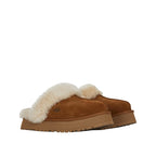 Disquette Slippers - Chestnut