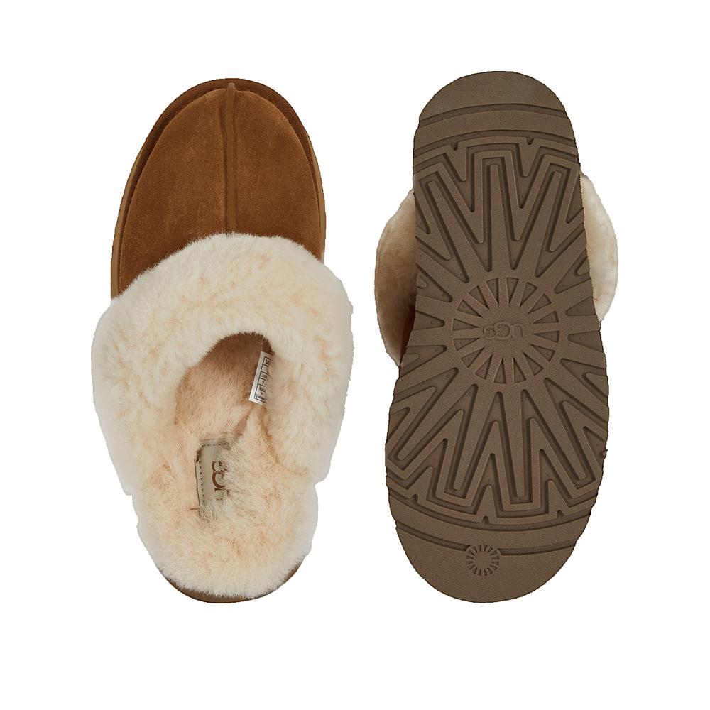 Disquette Slippers - Chestnut