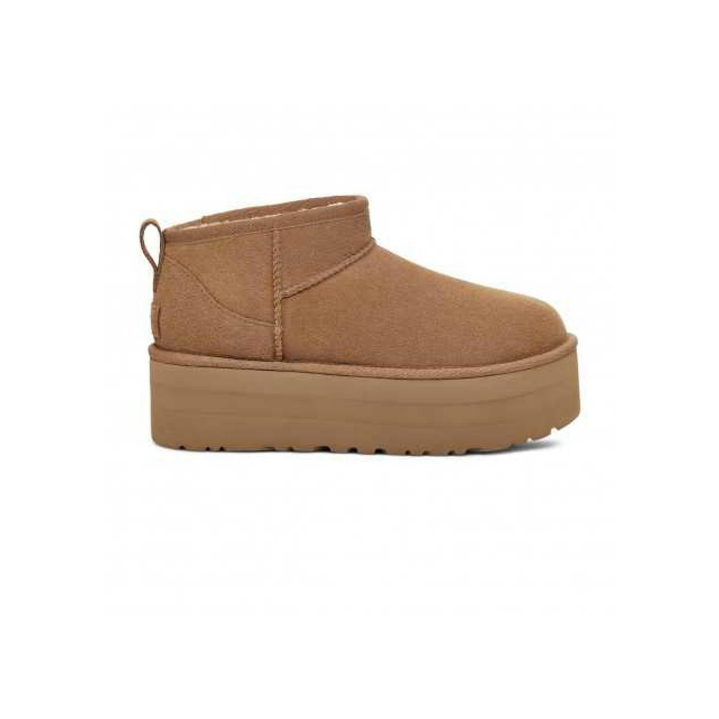 Bottes Classic Ultra Mini Platform - Marron