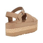 Aubrey Platform Sandals - sand