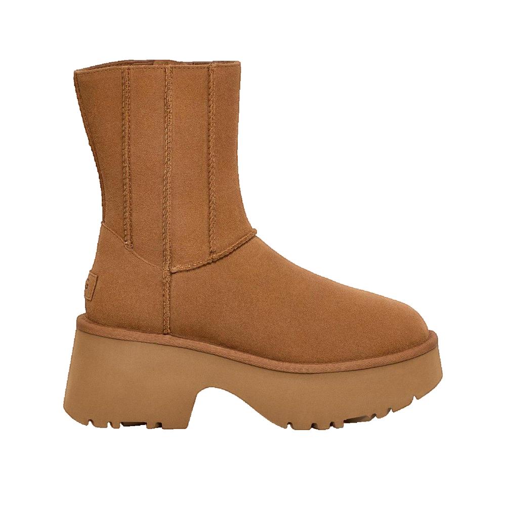 Bottes Hautes Compensées Twin Seam - Châtaigne