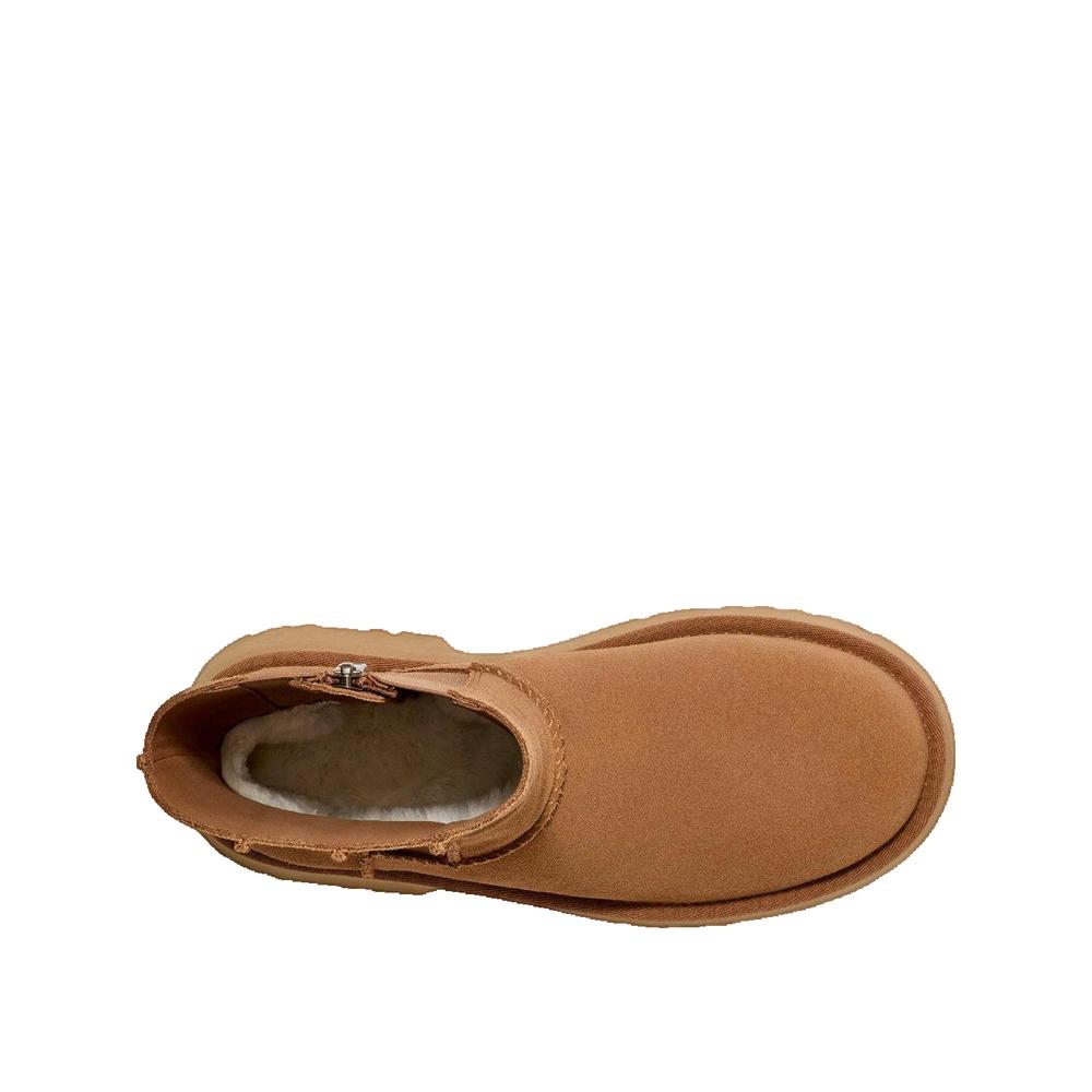 Bottes Hautes Compensées Twin Seam - Châtaigne