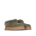 Moss Green Tazzelle Slippers