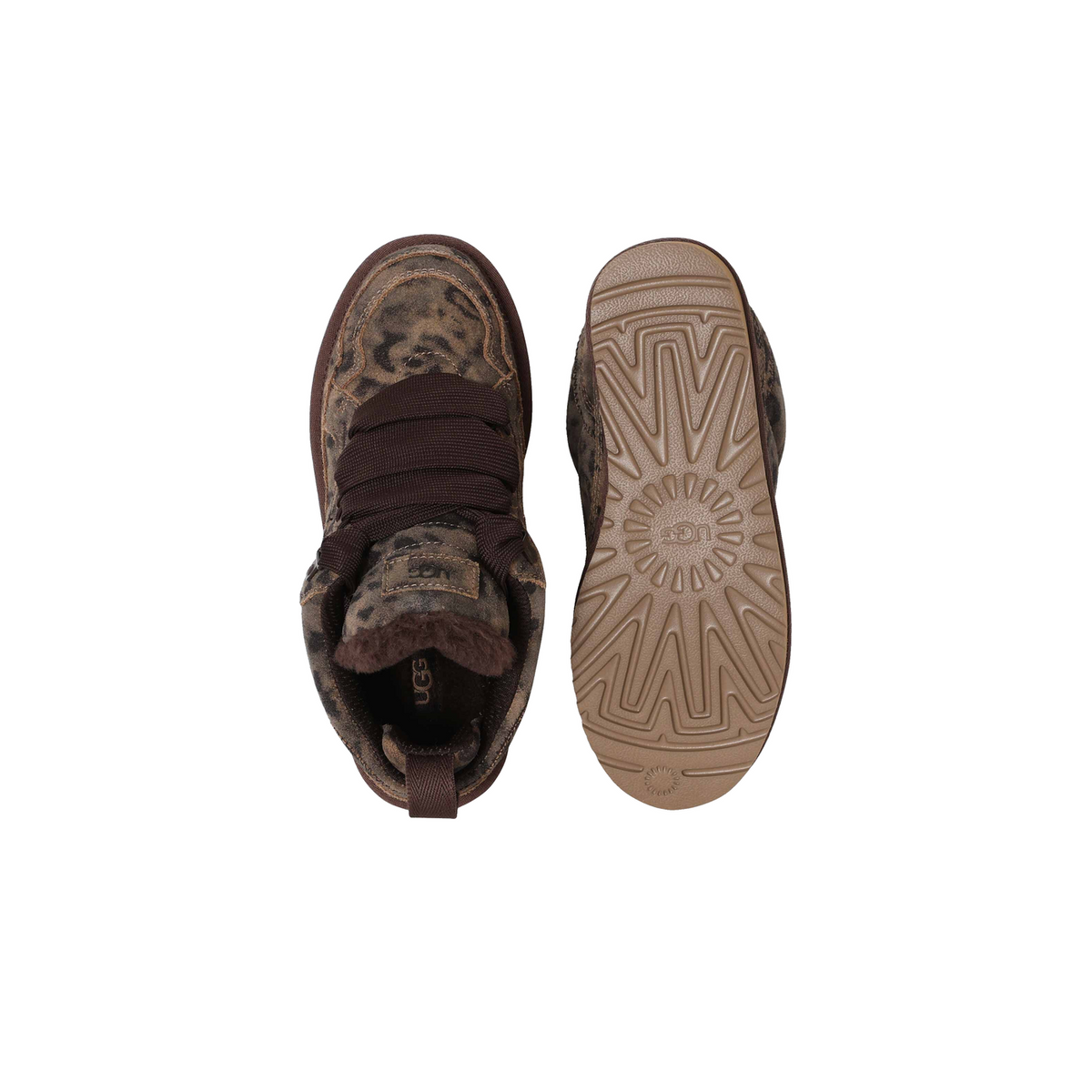UGG Lowmel Spotted - Baskets Femme Marron/Leopard