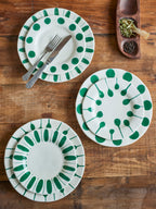 Linora - Plato - Verde - Gres