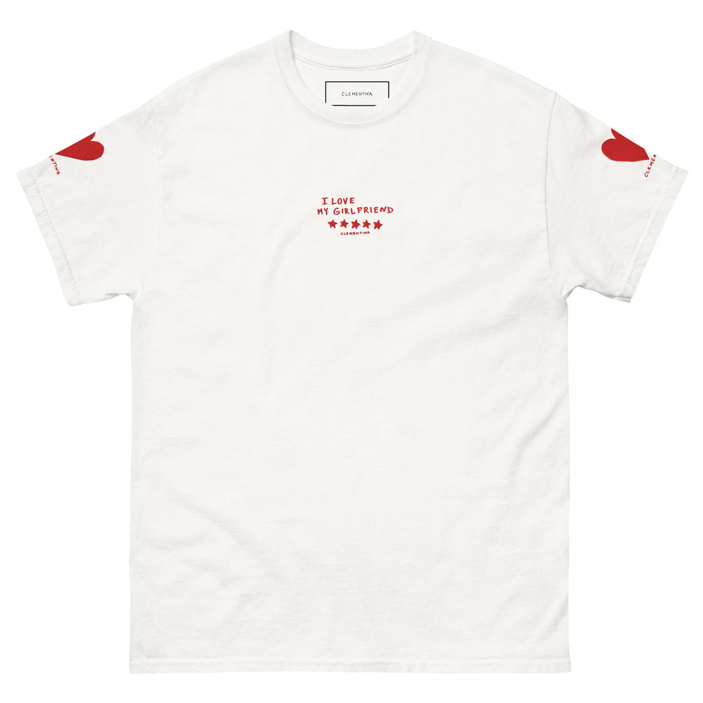 T-Shirt Unisexe J'Aime Ma Copine Brodée