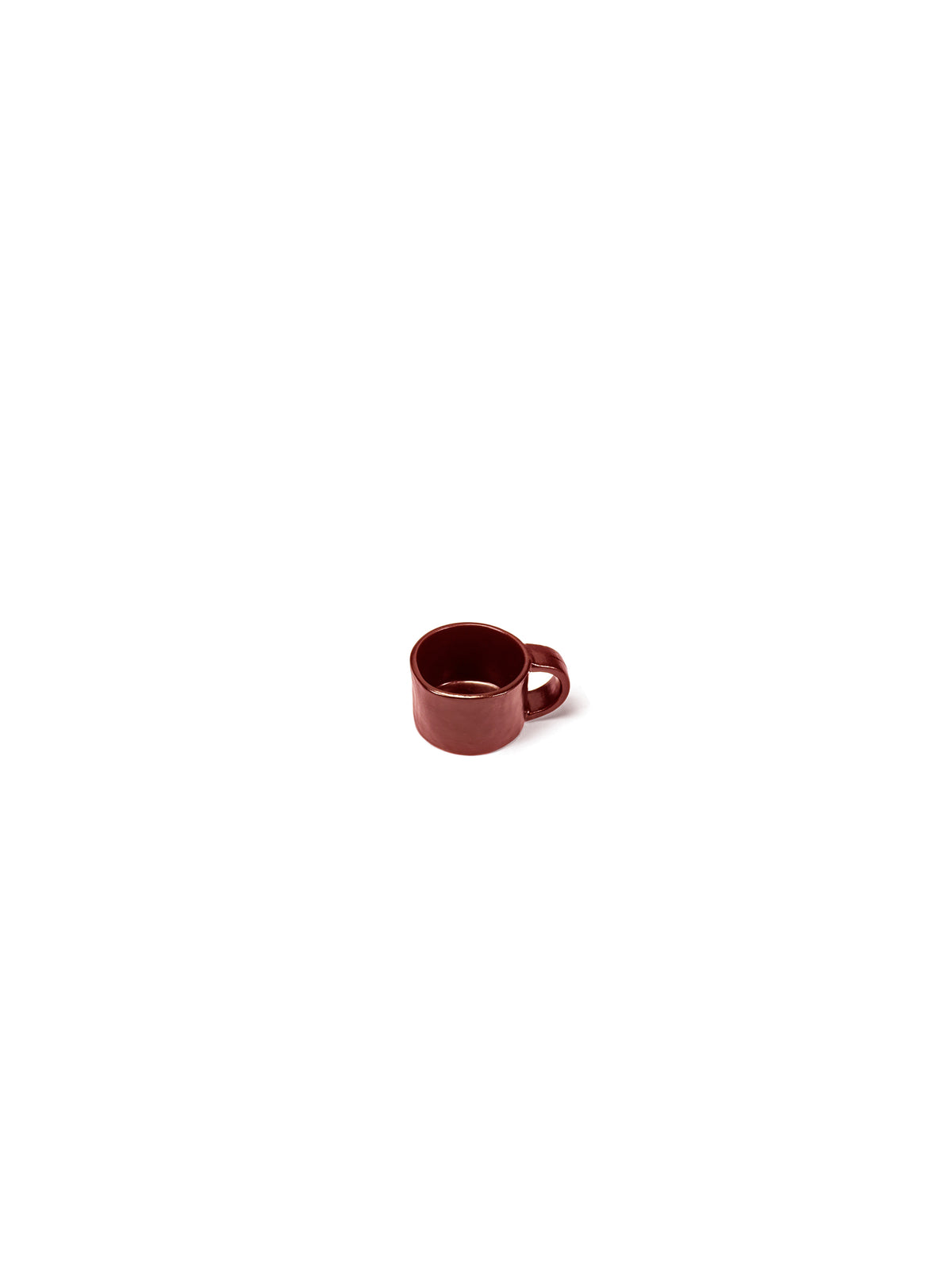 La Mère - 2er-Set Ristretto-Tassen - Steingut - Venezianisches Rot