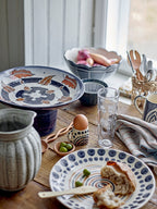 Shama - Lot de 6 Assiettes - Multicolore - Grès