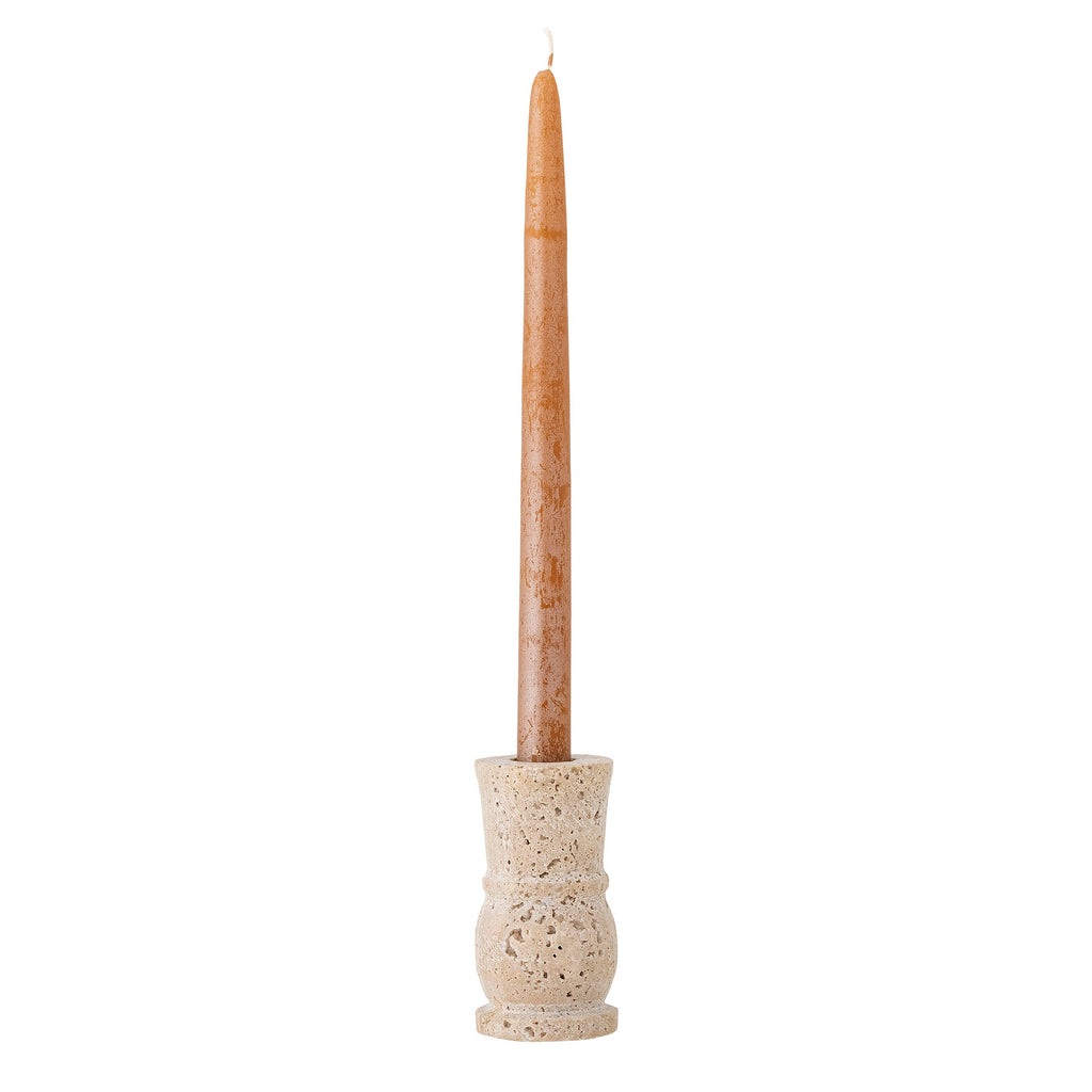 Ilise - Lote de 6 Candeleros - Natural - Travertino