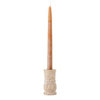 Ilise - Lote de 6 Candeleros - Natural - Travertino