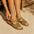 Caroline Sandals - Olive