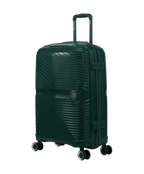GYL Signature fir green cabin suitcase, three-quarter view