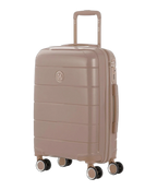 Citadine GYL champagne check-in suitcase three-quarter view