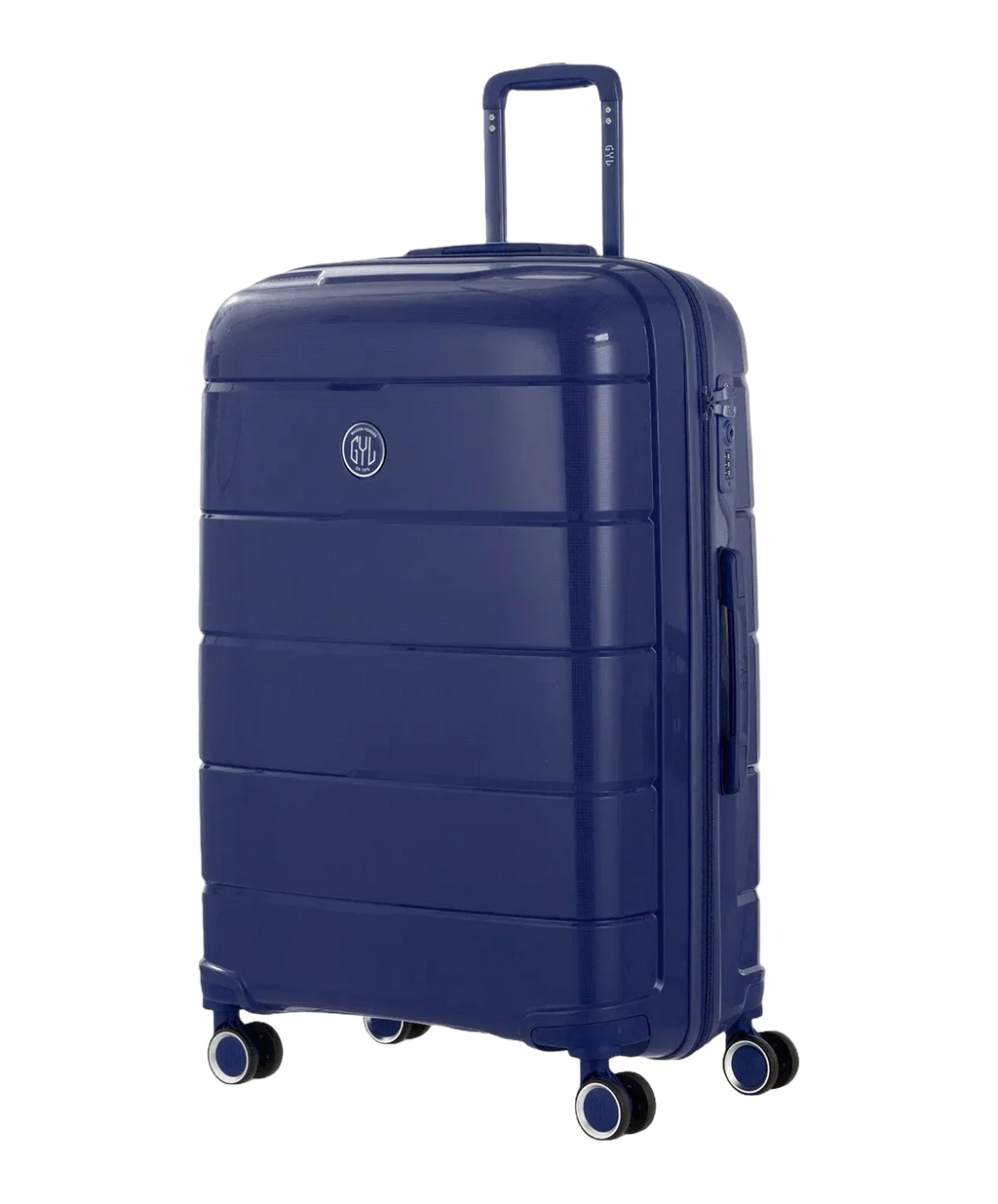 Citadine GYL navy check-in suitcase three-quarter view