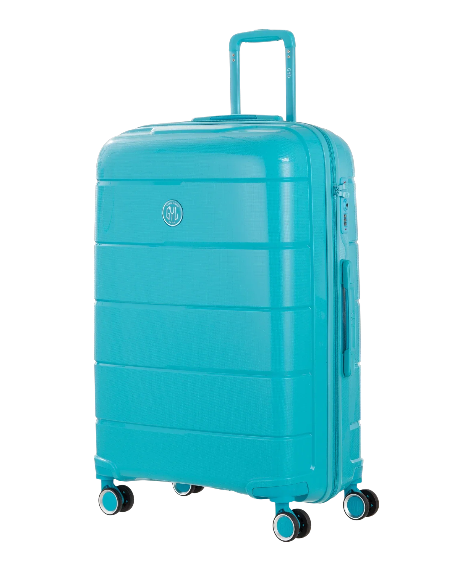 Citadine GYL mint check-in suitcase three-quarter view