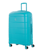 Citadine GYL checked luggage mint three-quarter view