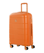Citadine GYL orange check-in suitcase three-quarter view