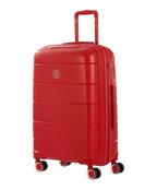 Citadine GYL red check-in suitcase three-quarter view