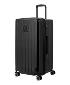 GYL Trunk L Intemporelle polycarbonate suitcase 71 cm in black, three-quarter front view