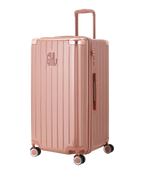 GYL Trunk L Intemporelle polycarbonate suitcase 71 cm in rose gold, three-quarter front view