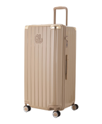 GYL Intemporelle Trunk XL polycarbonate suitcase 78 cm champagne colour three-quarter front view