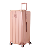 GYL Intemporelle Trunk XL polycarbonate suitcase 78 cm rose gold colour three-quarter front view