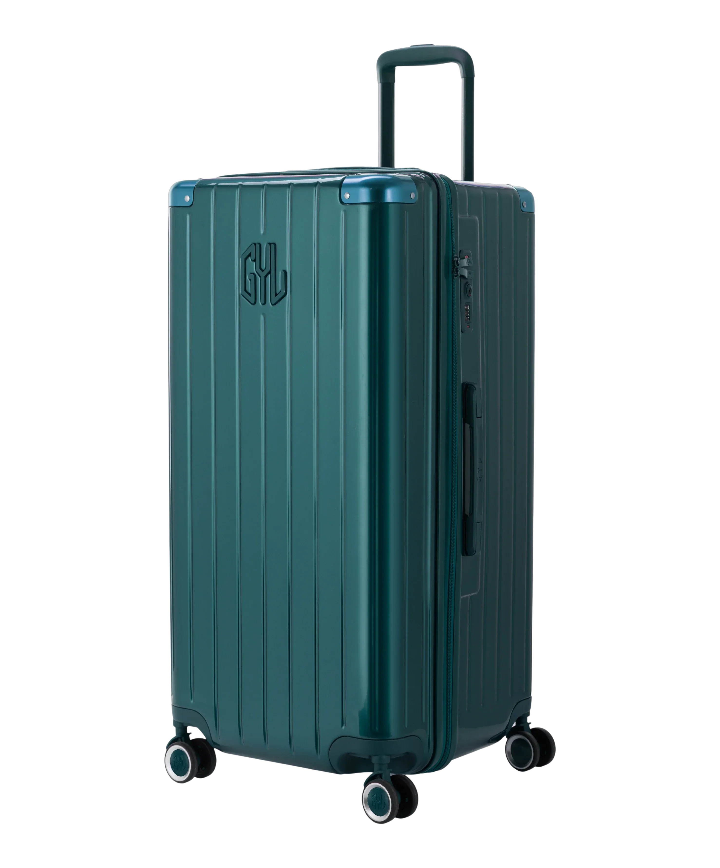 GYL Intemporelle Trunk XL polycarbonate suitcase 78 cm fir colour three-quarter front view