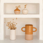 Mediterranea Ceramic Vase - Bicolour