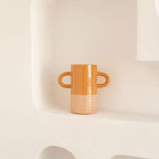 Mediterranea Ceramic Vase - Bicolour