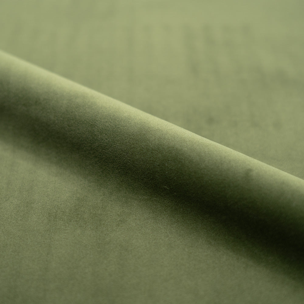 Ysé - Fauteuil Pivotant En Velours Vert Olive Foncé