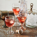 Organic Shape Pink Cocktail Glass
