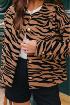 Veste Charonne Velour Zebre